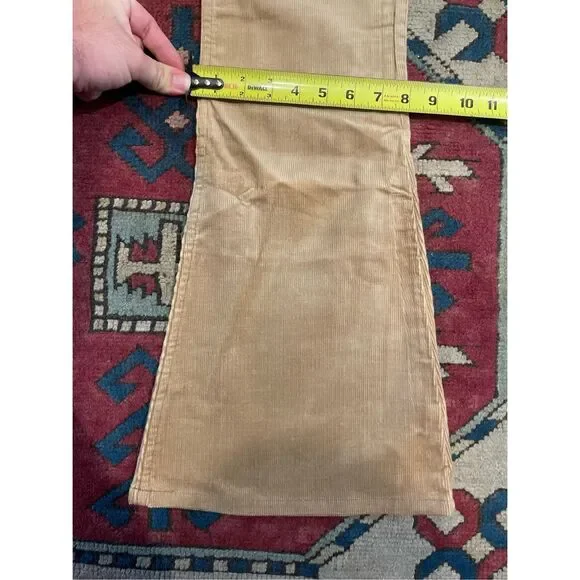 NWT NOS Levi’s Corduroy Big Bell Bottom Pants 80s 784-1523 Tan 25 X 29 Flared